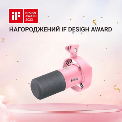 Микрофон Fifine T688P USB/XLR Pink (T688P)