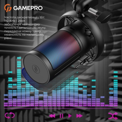 Микрофон GamePro UGM105B Black (UGM105B)