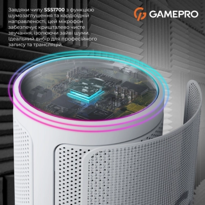Микрофон GamePro UGM105W White (UGM105W)