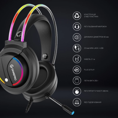 Наушники GamePro HS733 Black (HS733)