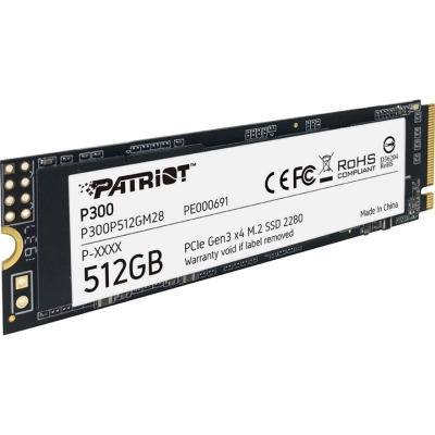 Накопитель SSD M.2 2280 512GB Patriot (P300P512GM28)