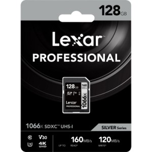 Карта пам'яті Lexar 128GB SDXC class 10 UHS-II V30 U3 1066x (LSD1066128G-BNNNG)