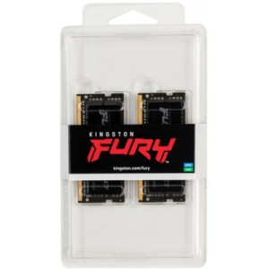 Модуль памяти для ноутбука SoDIMM DDR4 32GB (2x16GB) 2666 MHz FURY Impact Kingston Fury (ex.HyperX) (KF426S16IBK2/32)