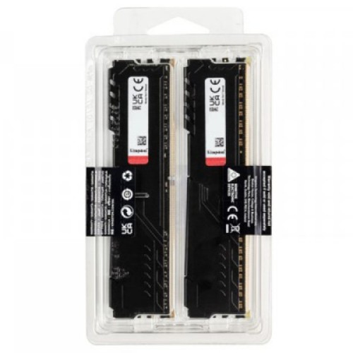 Модуль памяти для компьютера DDR4 32GB (2x16GB) 2666 MHz FURY Beast Black Kingston Fury (ex.HyperX) (KF426C16BBK2/32)