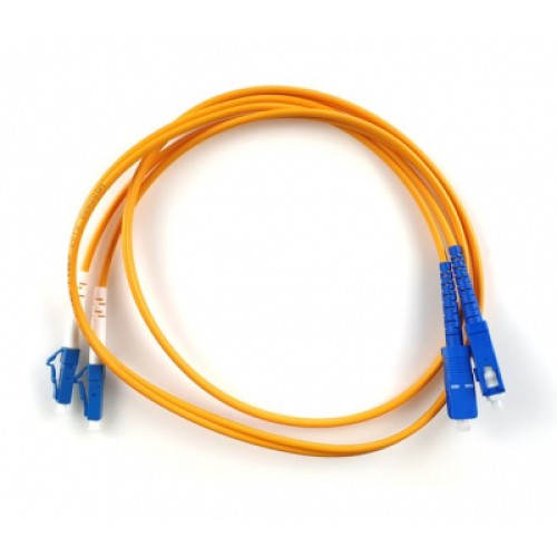 Оптический патчкорд Eserver SC/UPC-LC/UPC SingleMode, Duplex, 1m (ES-SС-LC/UPC-1-SM-D)