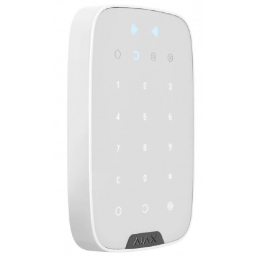 Клавиатура к охранной системе Ajax KeyPad Plus біла