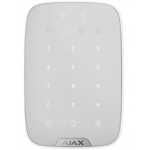 Клавіатура до охоронної системи Ajax KeyPad Plus біла