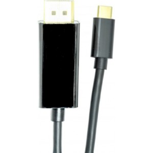 Кабель мультимедийный USB Type-C 3.1 Thunderbolt 3 (M) to DisplayPort (M) 1.8m 4K PowerPlant (CA911844)
