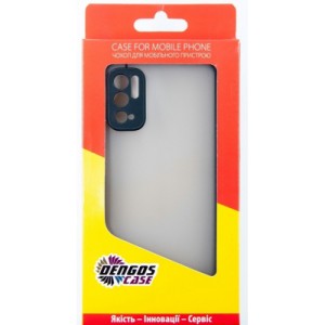 Чехол для мобильного телефона Dengos Matte POCO M3 Pro (black) (DG-TPU-MATT-77)