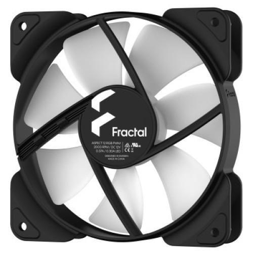 Кулер для корпуса Fractal Design Aspect 12 RGB PWM Black Frame (FD-F-AS1-1205)