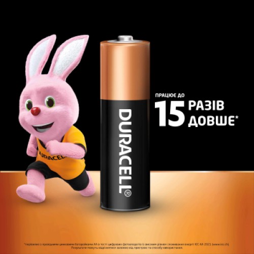 Батарейка Duracell AA лужні 10 шт. в упаковці (5002508/5006461)