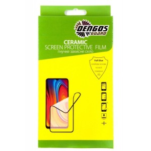 Стекло защитное Dengos Ceramic Film для Samsung Galaxy A32 (black) (TGCF-02)