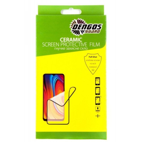 Стекло защитное Dengos Ceramic Film для Samsung Galaxy A32 (black) (TGCF-02)