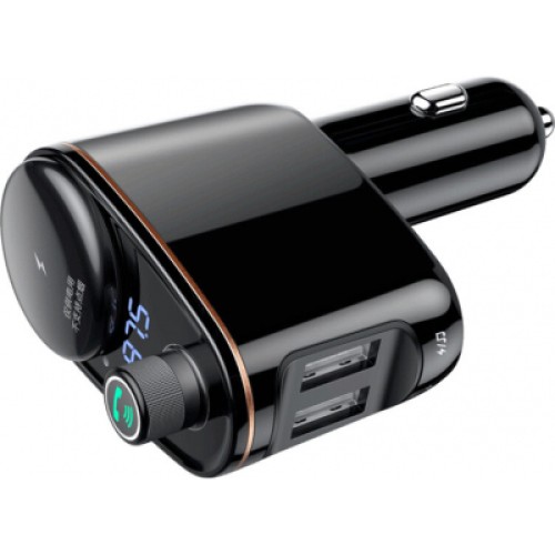 FM модулятор Baseus Lokomotive S-06 Black (CCALL-RH01)