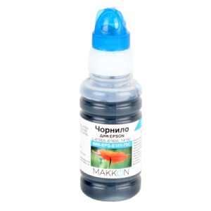 Чорнило Makkon для Epson EcoTank L-4160/L-6160/L-6190 70 мл cyan (IMN-EPS-E101-70C)