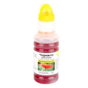 Чорнило Makkon для Epson EcoTank L-4160/L-6160/L-6190 70 мл yellow (IMN-EPS-E101-70Y)