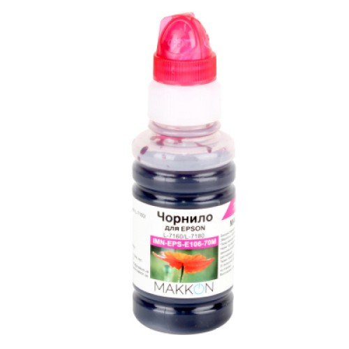 Чернила Makkon для Epson EcoTank L-7160/L-7180 70 мл magenta (IMN-EPS-E106-70M)