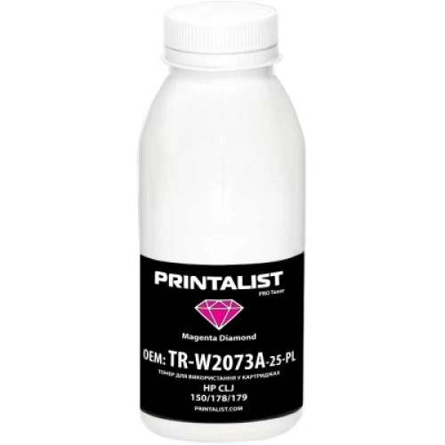 Тонер HP CLJ 150/178/179, 25г Magenta Printalist (TR-W2073A-25-PL)