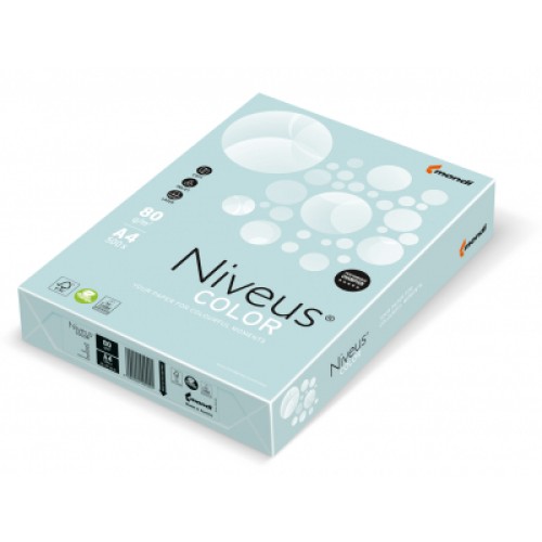 Бумага Mondi Niveus COLOR Pastel lightBlue A4, 80g, 500sh (A4.80.NVP.BL29.500)
