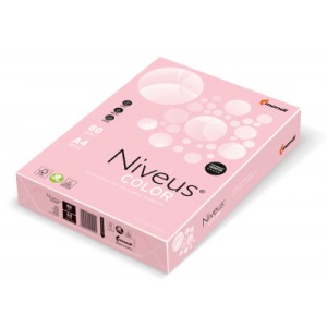 Бумага Mondi Niveus COLOR Pastel lightPink A4, 80g, 500sh (A4.80.NVP.OPI74.500)