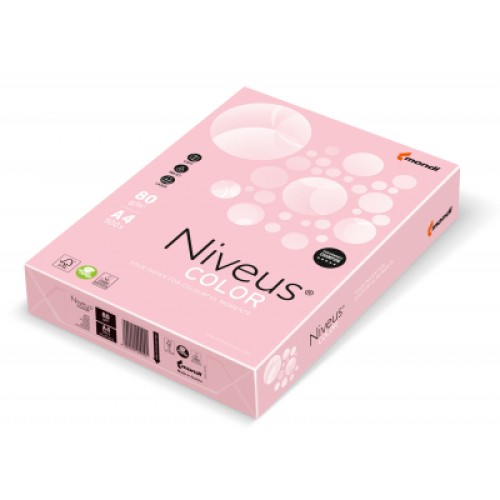 Бумага Mondi Niveus COLOR Pastel lightPink A4, 80g, 500sh (A4.80.NVP.OPI74.500)