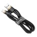 Дата кабель USB 2.0 AM to Lightning 1.0m 1.5A gold-black Baseus (CALKLF-BV1)