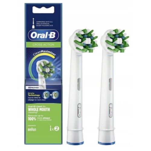 Насадка для зубной щетки Oral-B Cross Action EB50RB CleanMaximiser (2)