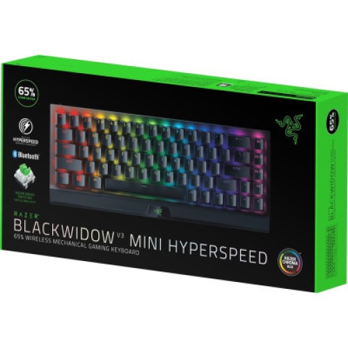 Клавиатура Razer BlackWidow V3 Mini Hyperspeed Green Switch RU (RZ03-03891600-R3R1)