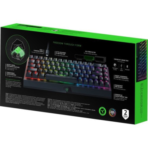 Клавиатура Razer BlackWidow V3 Mini Hyperspeed Green Switch RU (RZ03-03891600-R3R1)