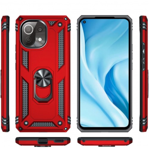 Чехол для мобильного телефона BeCover Military Xiaomi Mi 11 Lite / Mi 11 Lite 5G Red (706644)