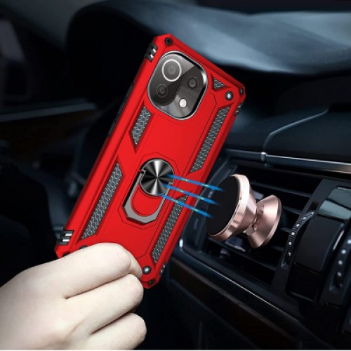 Чехол для мобильного телефона BeCover Military Xiaomi Mi 11 Lite / Mi 11 Lite 5G Red (706644)