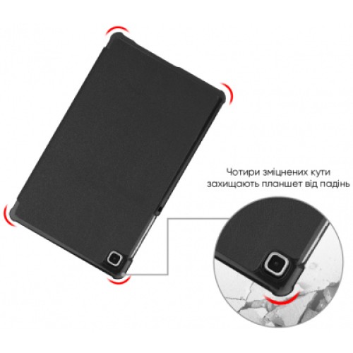 Чехол для планшета AirOn Premium Samsung Galaxy Tab A7 LITE T220/T225 Black + film (4822352781064)