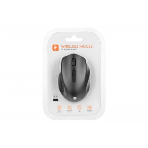 Мышка 2E MF240 Wireless Black (2E-MF240WB)