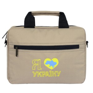 Сумка для ноутбука Porto 12'' PN12 LoveUkraine Beige (PN12LB_LoveUkr)