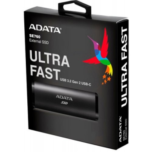 Накопитель SSD USB 3.2 512GB ADATA (ASE760-512GU32G2-CBK)
