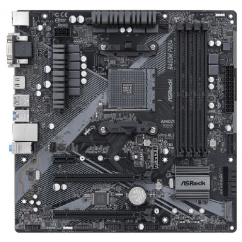 Материнская плата ASRock B450M PRO4 R2.0