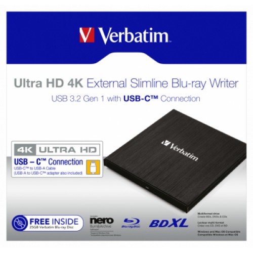 Оптический привод Blu-Ray Verbatim 43888
