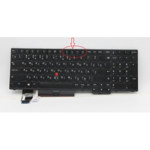 Клавиатура ноутбука Lenovo ThinkPad T15 Gen1/Gen2 черн с черн ТП UA (A46203)