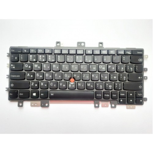 Клавиатура ноутбука Lenovo ThinkPad X1 Helix2 черн с черн с подсв ТП UA (A46202)