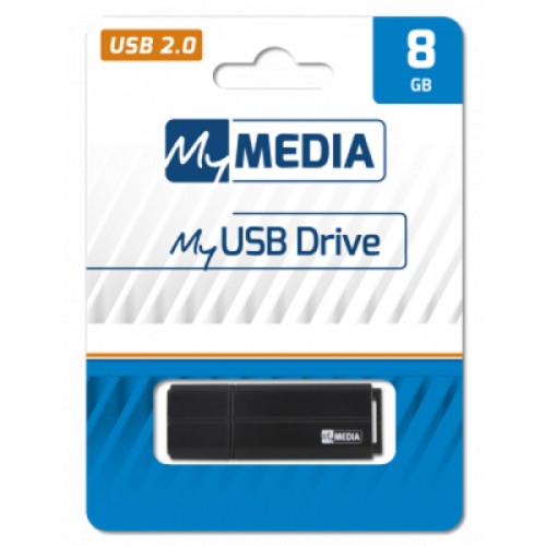 USB флеш накопитель Verbatim 8GB MyMedia Black USB 2.0 (69260)