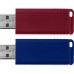USB флеш накопитель Verbatim 2x32GB Store'n'Go Slider Red/Blue USB 2.0 (49327)