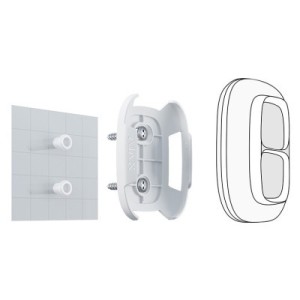 Аксесуар для охоронних систем Ajax DoubleButton Holder біла