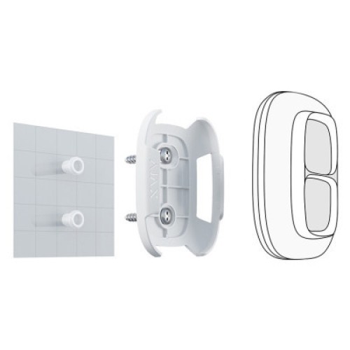 Аксессуар для охранных систем Ajax DoubleButton Holder біла