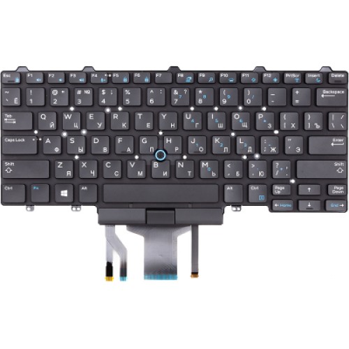 Клавиатура ноутбука Dell Latitude E5450/E5470 черн (KB314102)