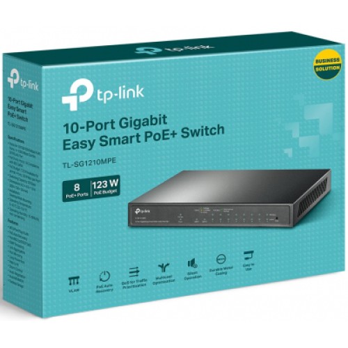 Коммутатор сетевой TP-Link TL-SG1210MPE