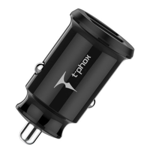 Зарядное устройство T-Phox Charger Set 2.4A Dual+MicroUSB cable 1.2m (Black) (T-S09 SET M B)