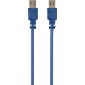 Дата кабель USB3.0 AM-АM 0.5m Maxxter (U-AMAM3-0,5m)