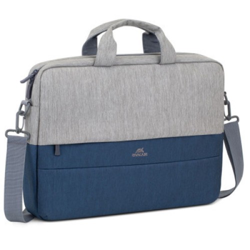 Сумка для ноутбука RivaCase 15.6" 7532 Prater, grey/dark blue anti-theft (7532Grey/DarkBlue)