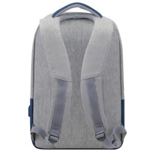 Рюкзак для ноутбука RivaCase 15.6" 7562 Anti-theft, water-repellent, Grey / Dark Blue (7562Grey/DarkBlue)