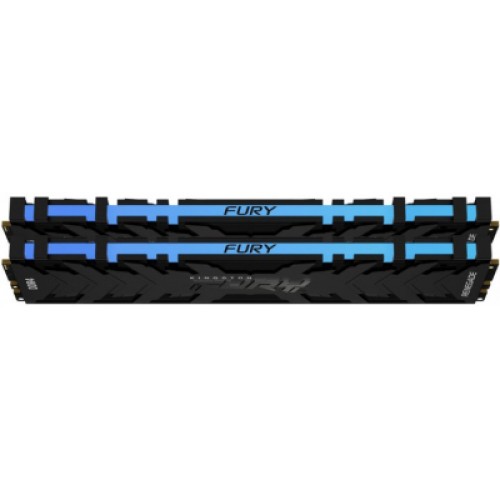 Модуль памяти для компьютера DDR4 16GB (2x8GB) 4000 MHz Renegade RGB Black Kingston Fury (ex.HyperX) (KF440C19RBAK2/16)